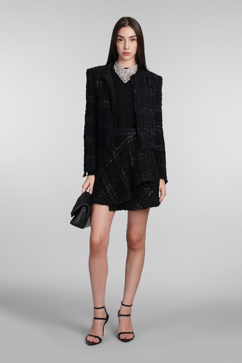 Deliberti Iro Giacca casual sonesta in cotone nero cod. 407101 - Deliberti The Luxury Shopping Latest stili