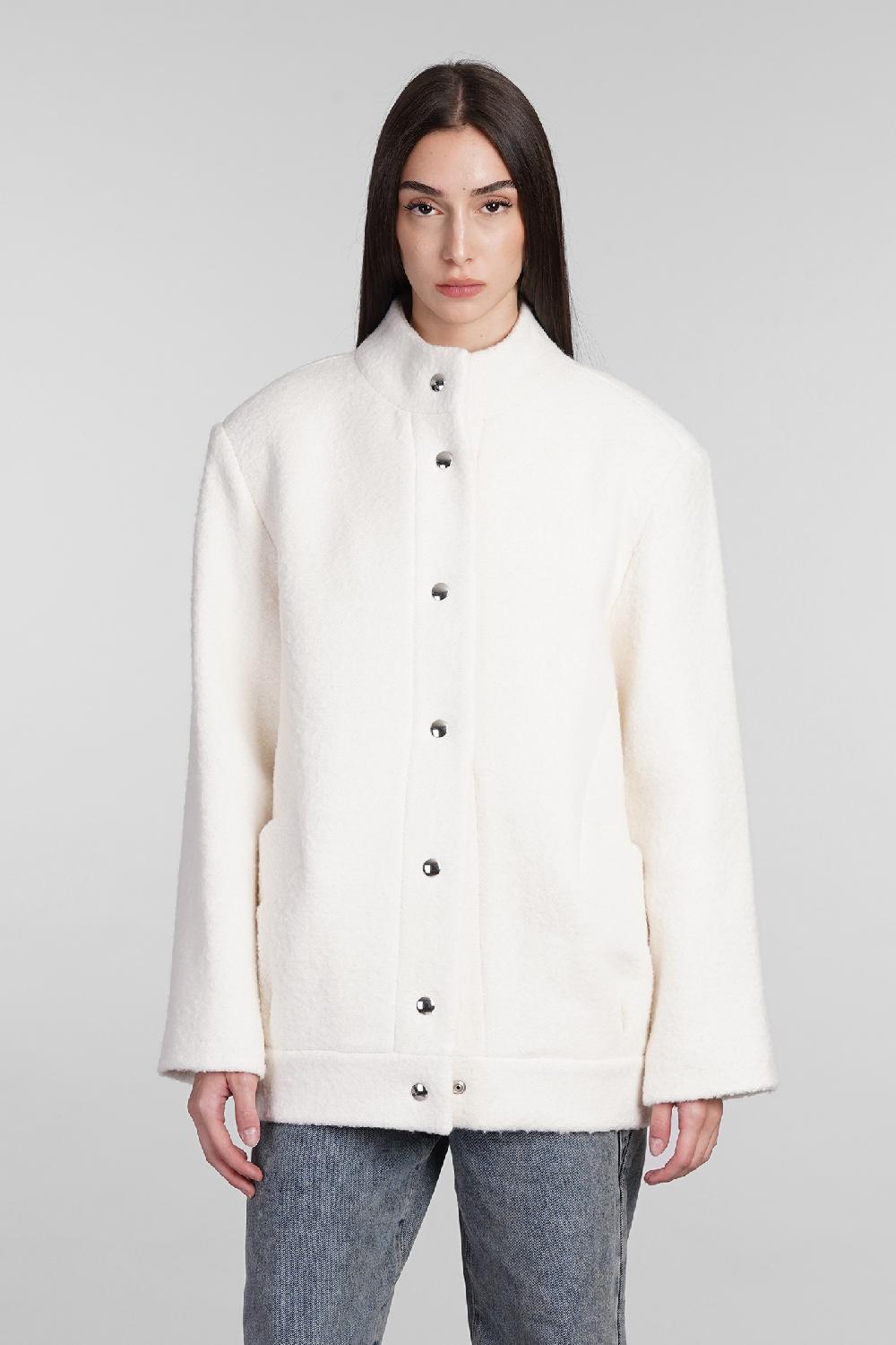 Deliberti Iro Giacca casual jamelia in acrilico beige cod. 407103 - Deliberti The Luxury Shopping