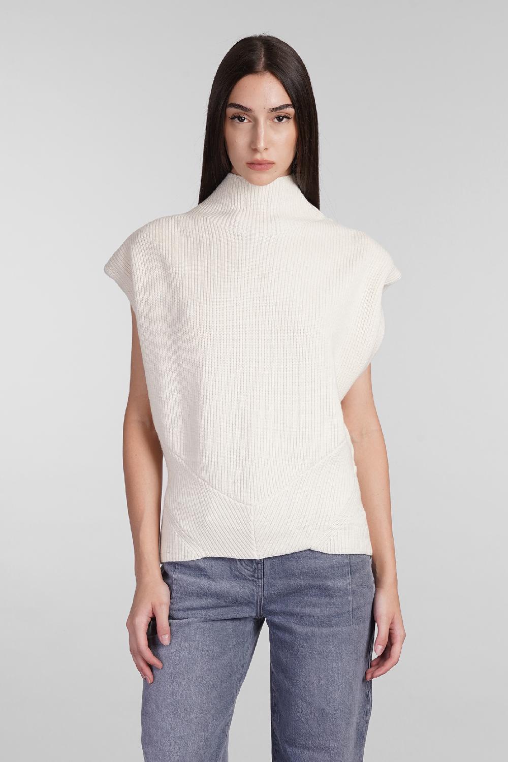 Deliberti Iro Maglia kenda in lana beige cod. 407104 - Deliberti The Luxury Shopping