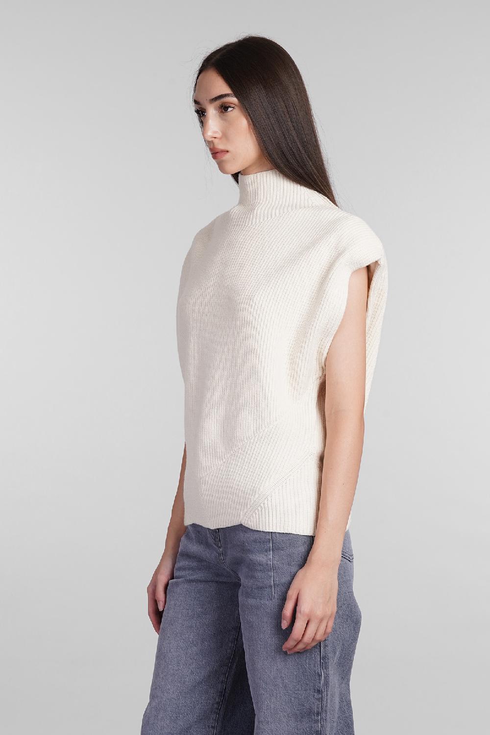 Deliberti Iro Maglia kenda in lana beige cod. 407104 - Deliberti The Luxury Shopping Promozione temporanea