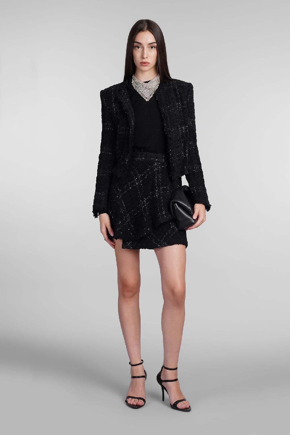 Deliberti Iro Gonna solfin in cotone nero cod. 407107 - Deliberti The Luxury Shopping Fino al 65% di sconto