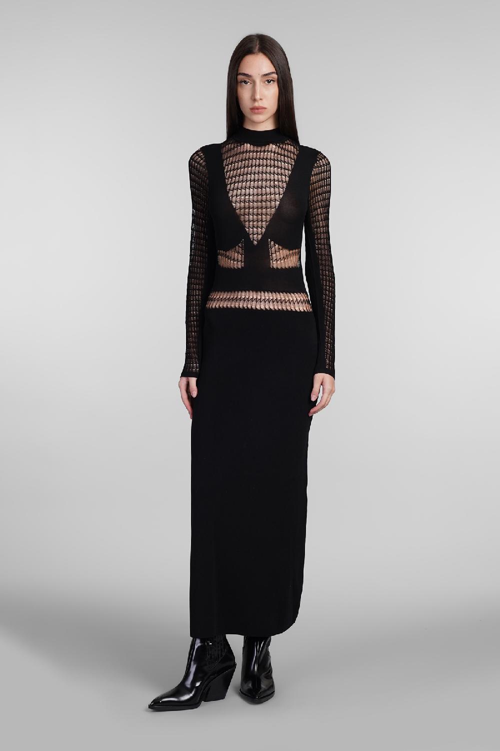 Deliberti Iro Abito beryl in viscosa nera cod. 407109 - Deliberti The Luxury Shopping