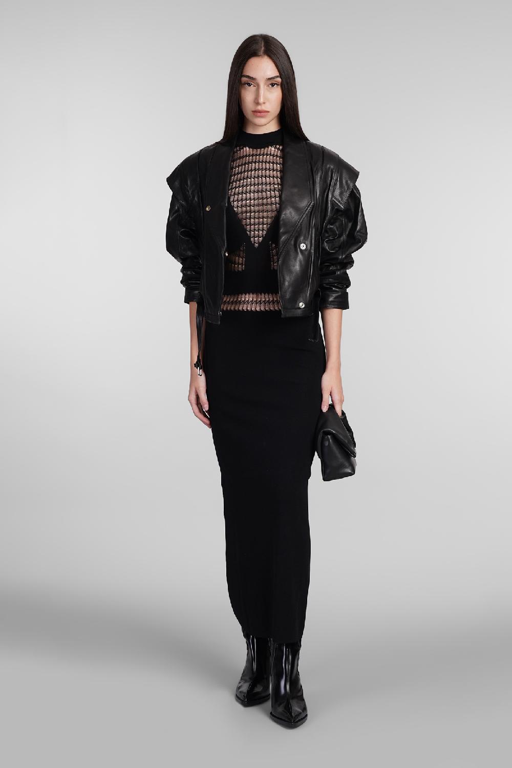 Deliberti Iro Abito beryl in viscosa nera cod. 407109 - Deliberti The Luxury Shopping Offerta speciale della fabbrica