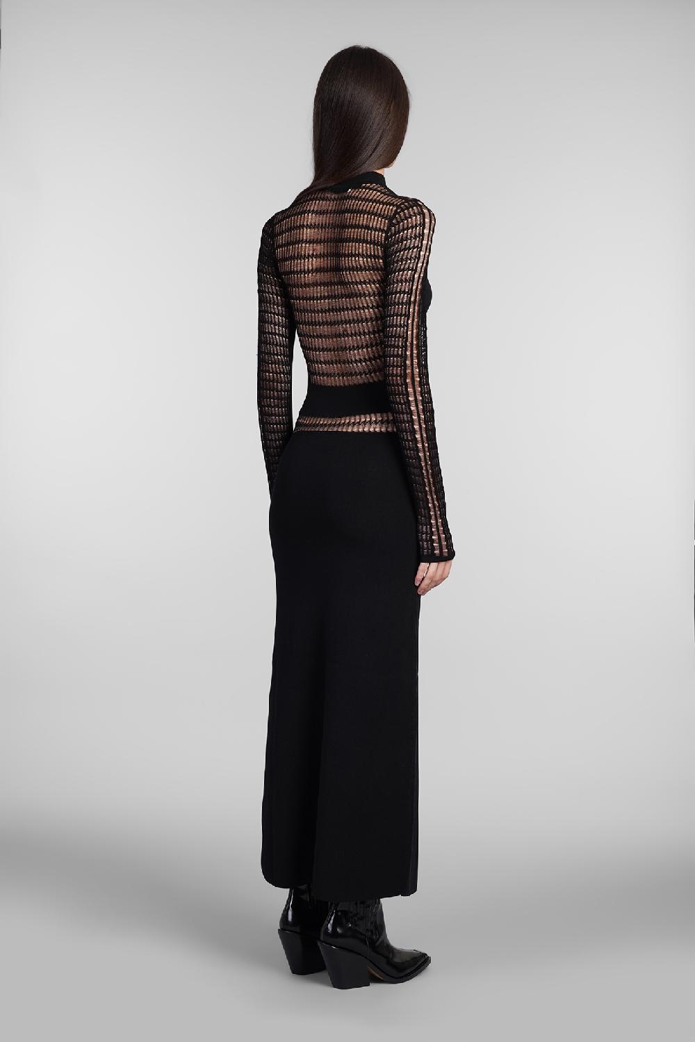Deliberti Iro Abito beryl in viscosa nera cod. 407109 - Deliberti The Luxury Shopping Offerta speciale della fabbrica