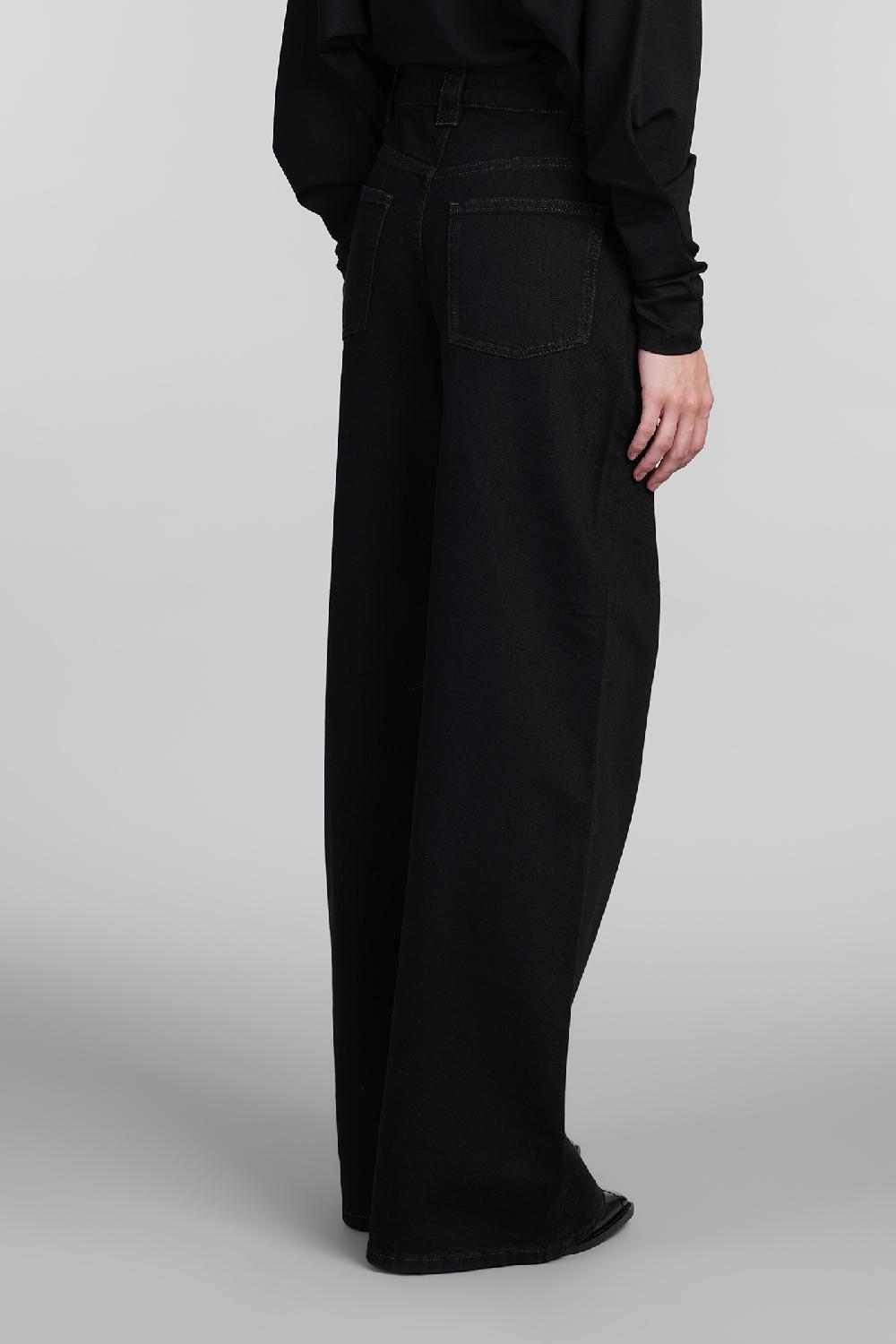 Deliberti Iro Jeans abriel in cotone nero cod. 407114 - Deliberti The Luxury Shopping Super sconto