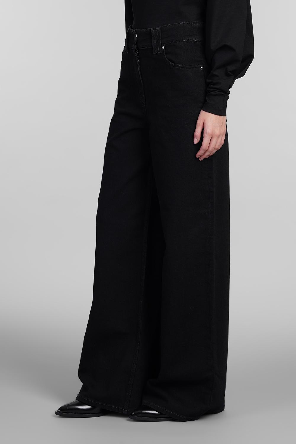 Deliberti Iro Jeans abriel in cotone nero cod. 407114 - Deliberti The Luxury Shopping Super sconto