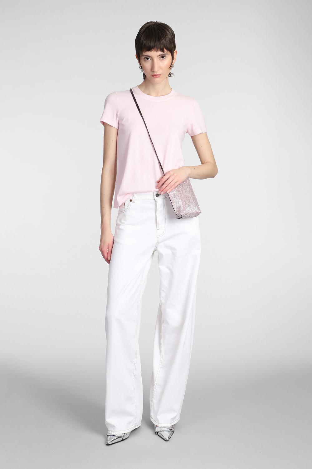 Deliberti James Perse T-shirt in cotone rosa cod. 377156 - Deliberti The Luxury Shopping Enormi sconti