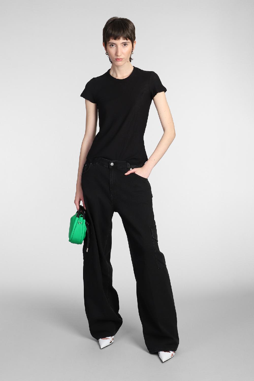 Deliberti James Perse T-shirt in cotone nero cod. 377154 - Deliberti The Luxury Shopping Trasporto libero internazionale