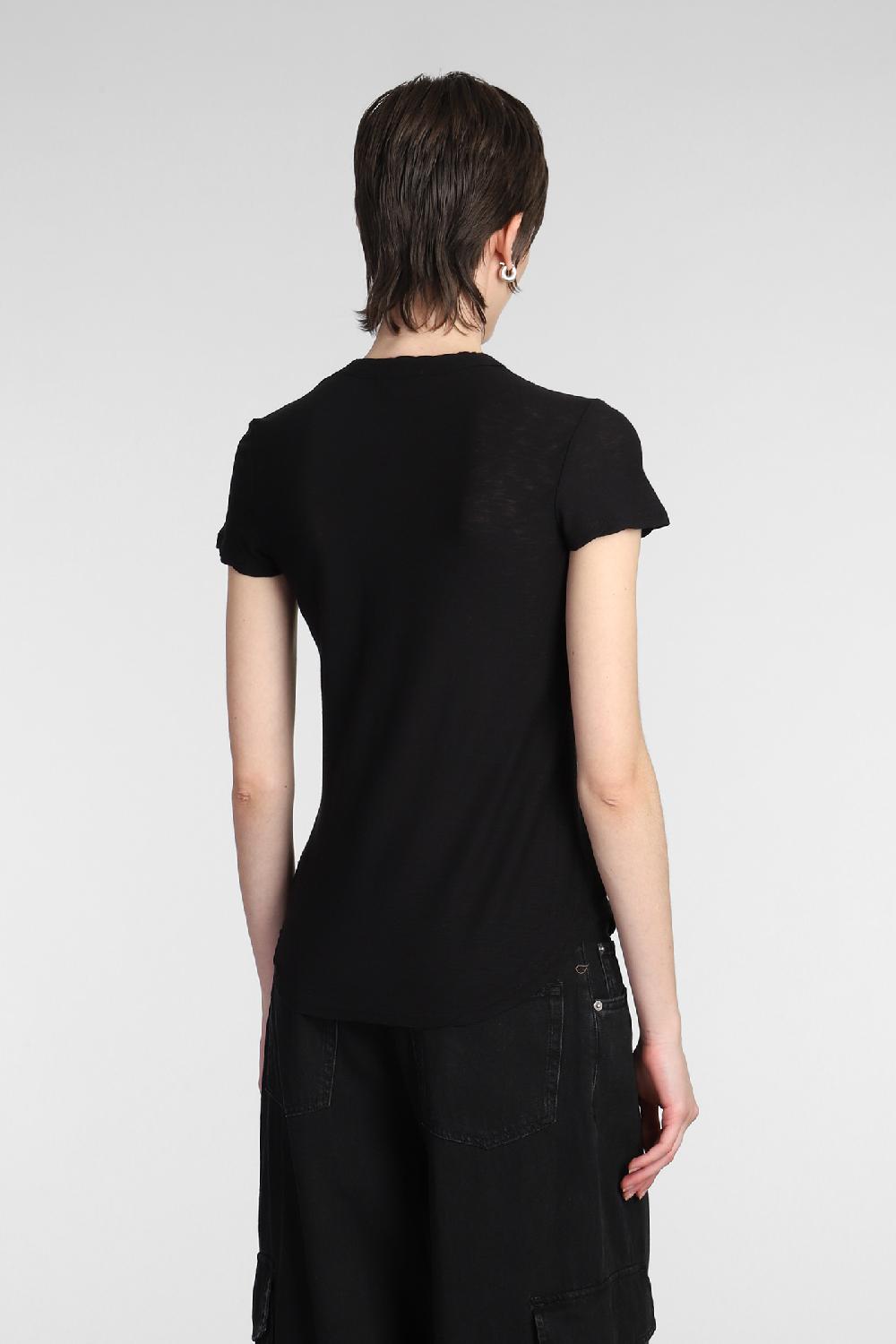 Deliberti James Perse T-shirt in cotone nero cod. 377154 - Deliberti The Luxury Shopping Trasporto libero internazionale