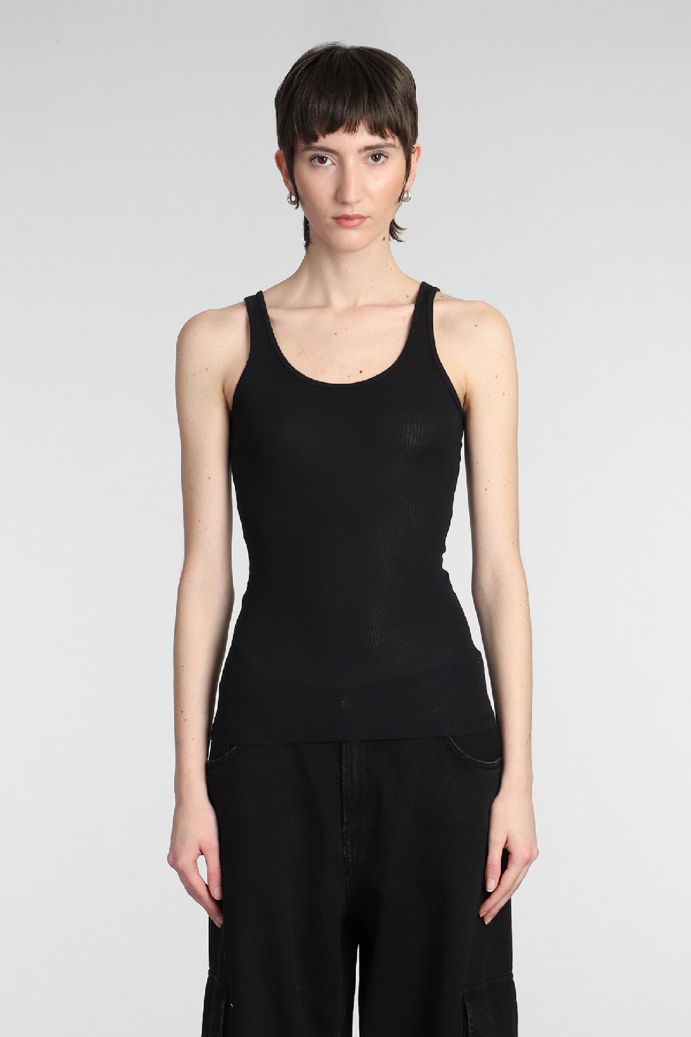 Deliberti James Perse Canotta in cotone nero cod. 377152 - Deliberti The Luxury Shopping