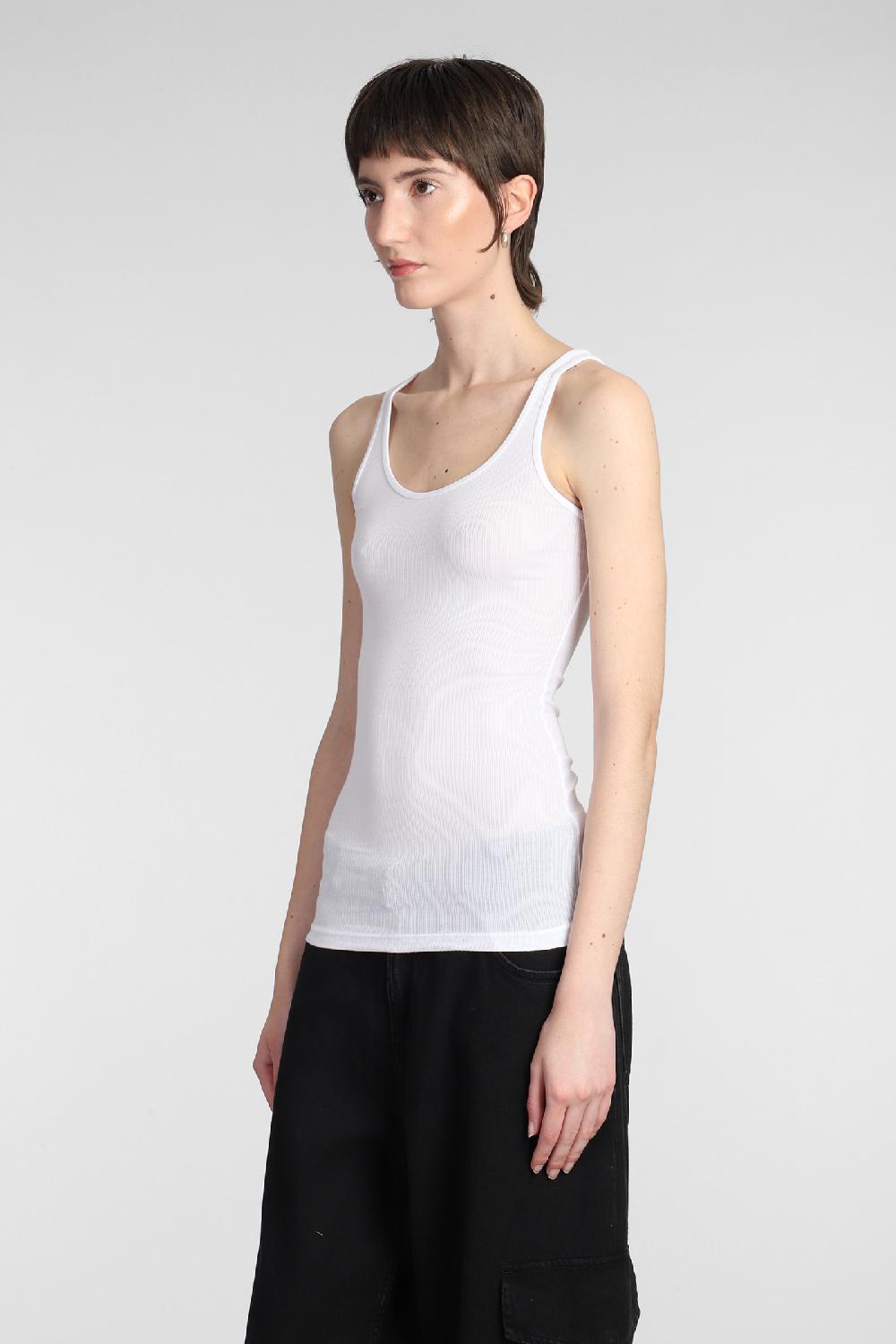 Deliberti James Perse Canotta in cotone bianco cod. 377153 - Deliberti The Luxury Shopping Esporta salva