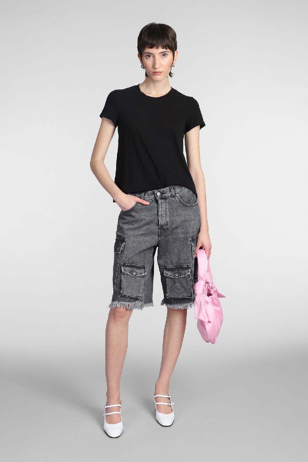 Deliberti James Perse T-shirt in cotone nero cod. 377149 - Deliberti The Luxury Shopping Black Friday Prezzi
