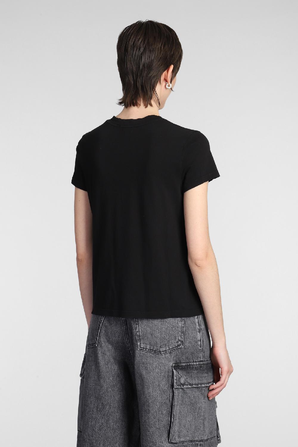 Deliberti James Perse T-shirt in cotone nero cod. 377149 - Deliberti The Luxury Shopping Black Friday Prezzi