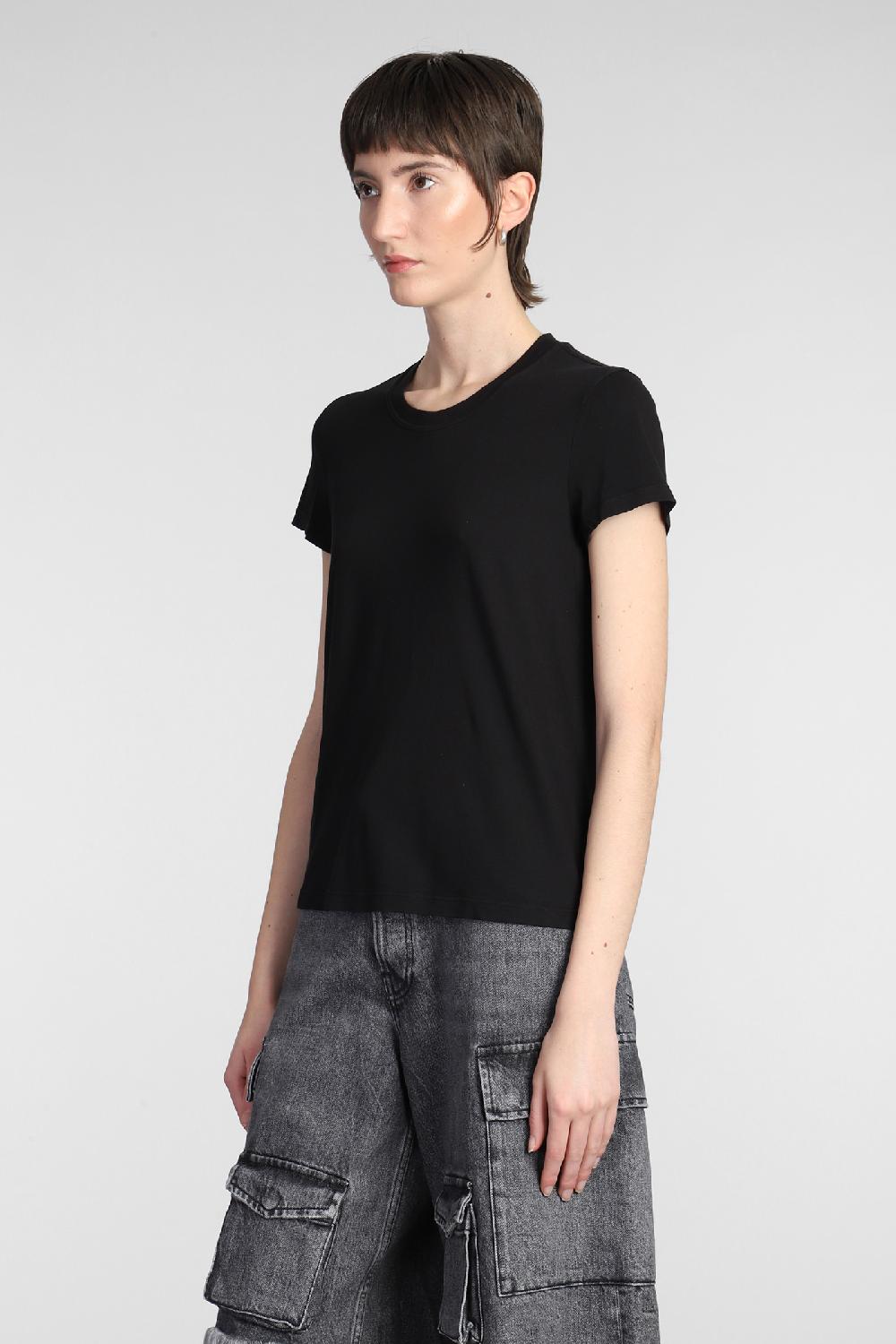Deliberti James Perse T-shirt in cotone nero cod. 377149 - Deliberti The Luxury Shopping Black Friday Prezzi