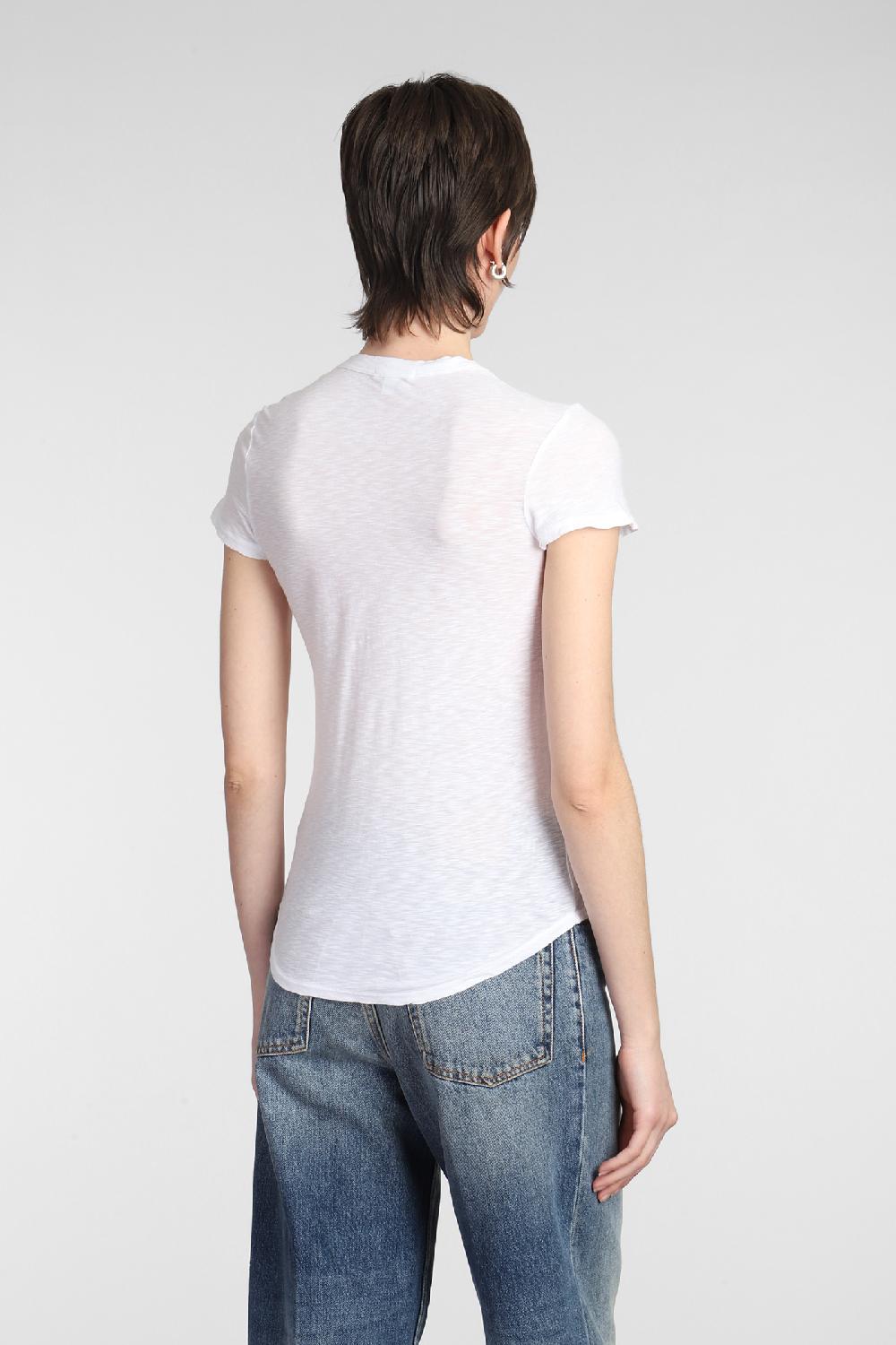 Deliberti James Perse T-shirt in cotone bianco cod. 377155 - Deliberti The Luxury Shopping In vendita