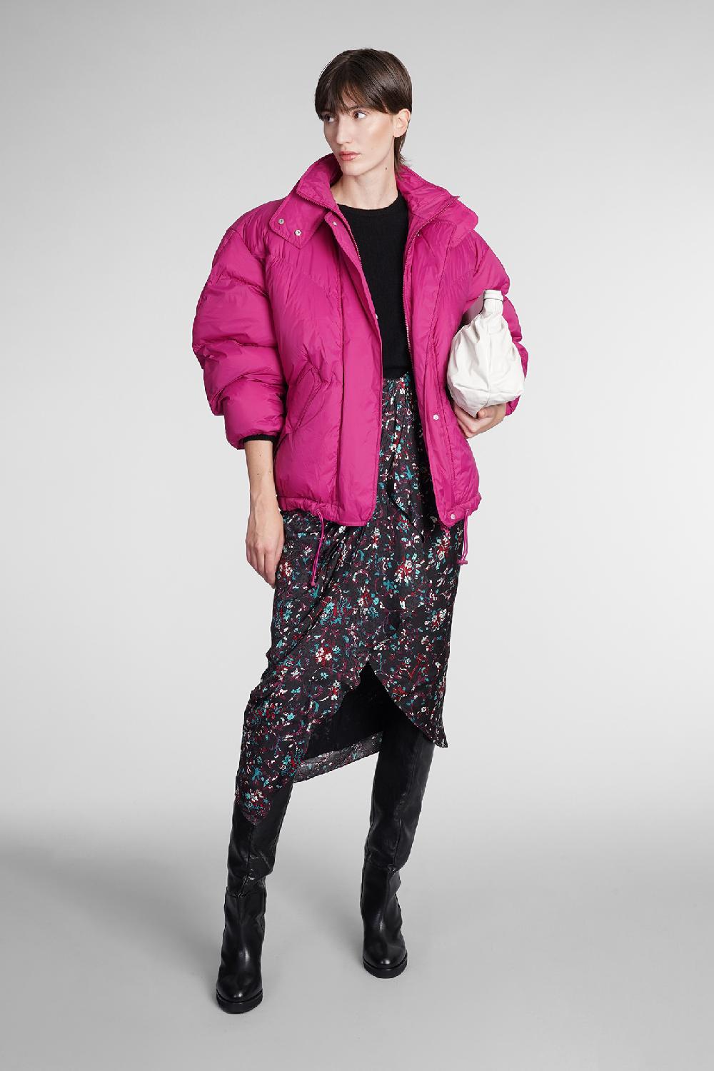 Deliberti Isabel Marant Piumino fimo in poliammide fucsia cod. 361145 - Deliberti The Luxury Shopping 50% di sconto per tempo limitato