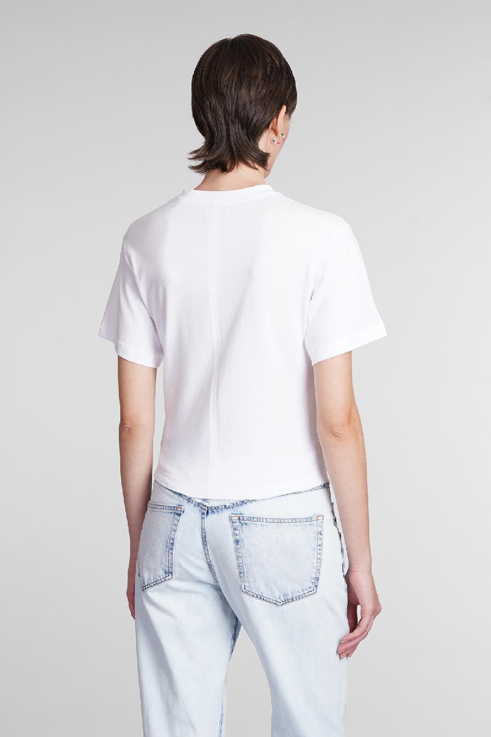 Deliberti Isabel Marant T-shirt zuria in cotone bianco cod. 391967 - Deliberti The Luxury Shopping Sconti questo mese