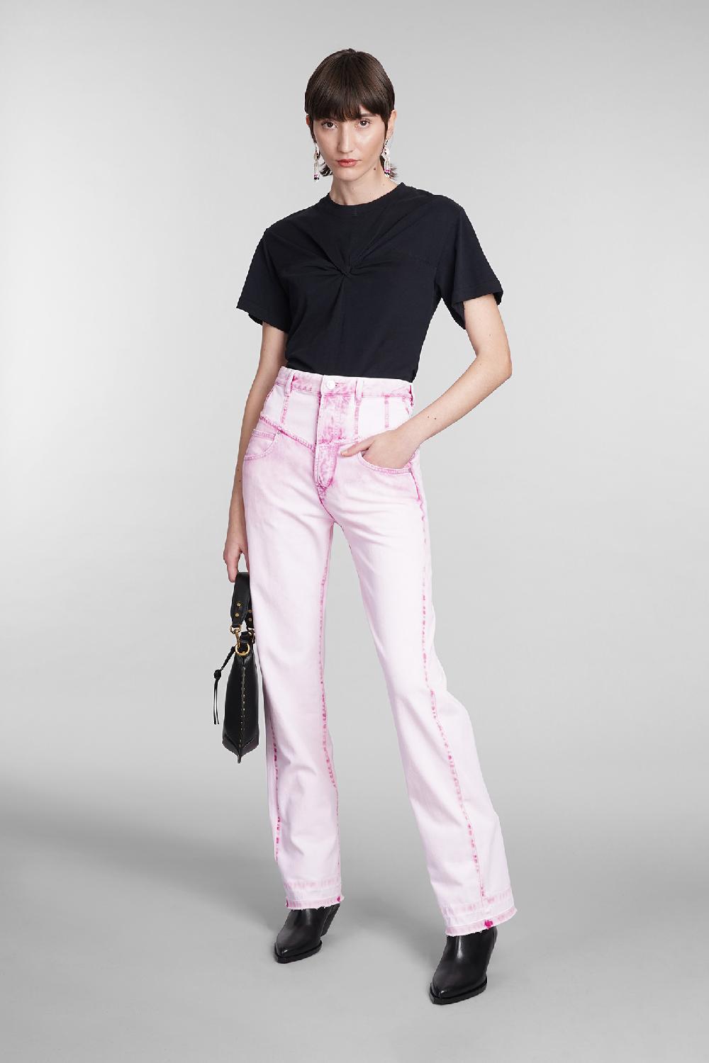 Deliberti Isabel Marant T-shirt zuria in cotone nero cod. 391966 - Deliberti The Luxury Shopping Italy