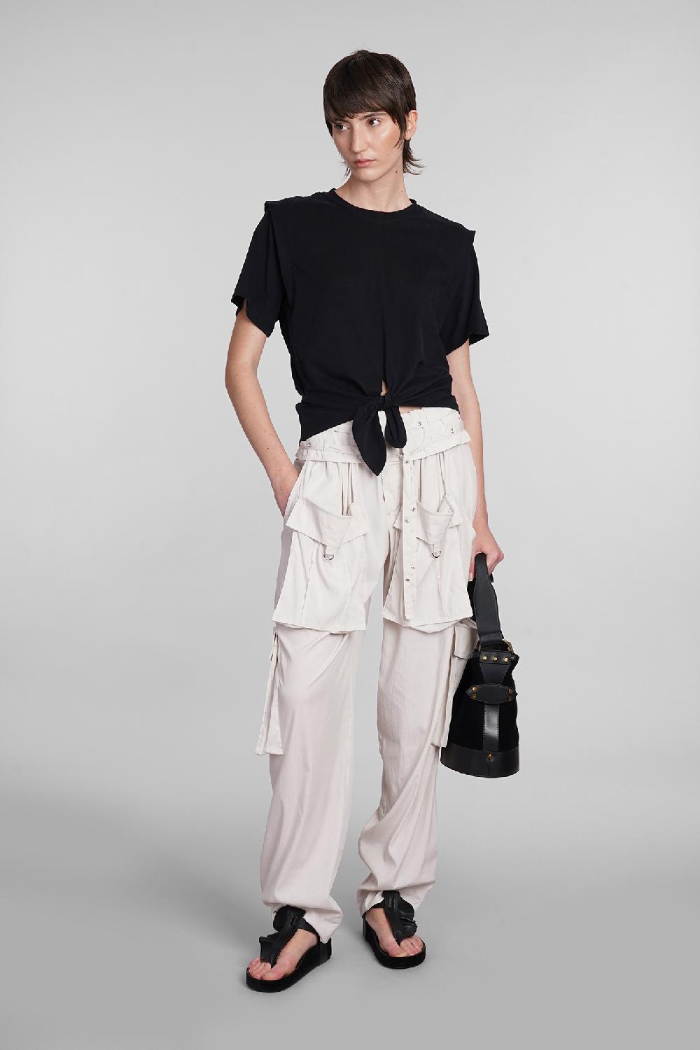 Deliberti Isabel Marant T-shirt zelikia in cotone nero cod. 391959 - Deliberti The Luxury Shopping In Linea