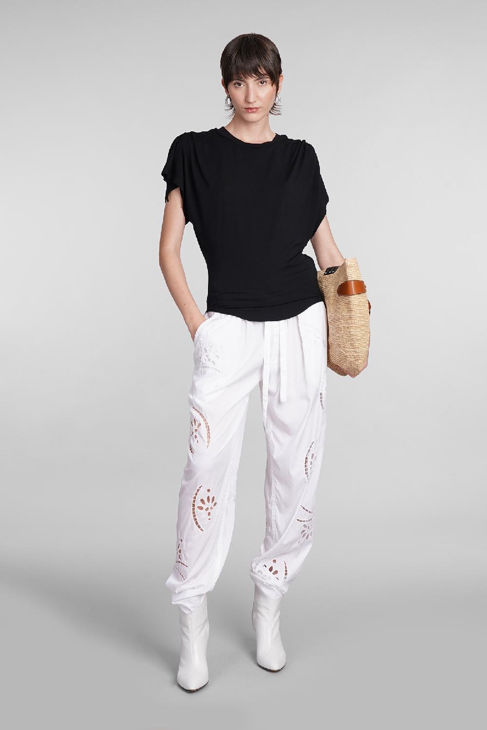 Deliberti Isabel Marant T-shirt zola in modal nero cod. 400029 - Deliberti The Luxury Shopping Nuovo