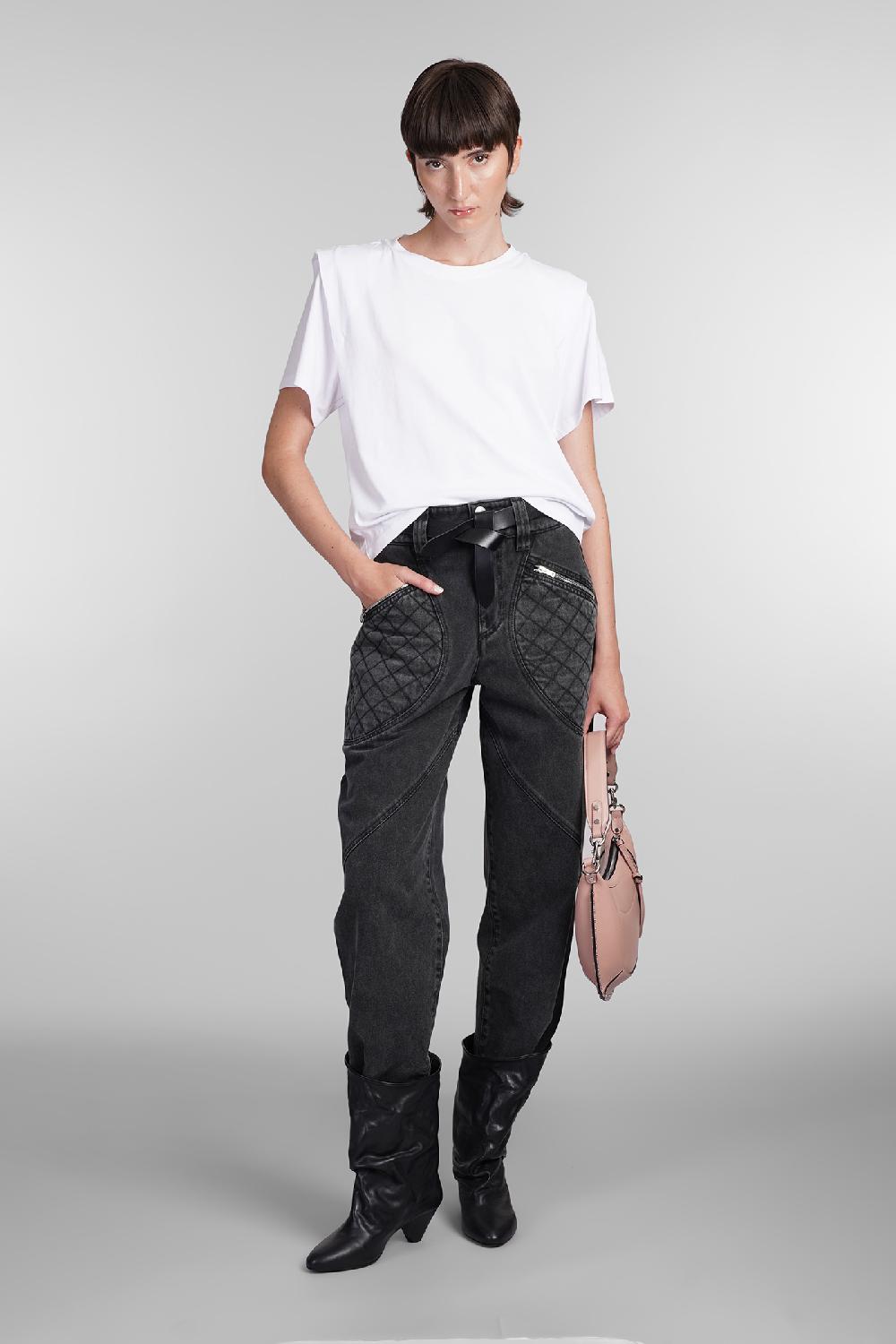 Deliberti Isabel Marant T-shirt zelitos in cotone bianco cod. 366165 - Deliberti The Luxury Shopping Vendita