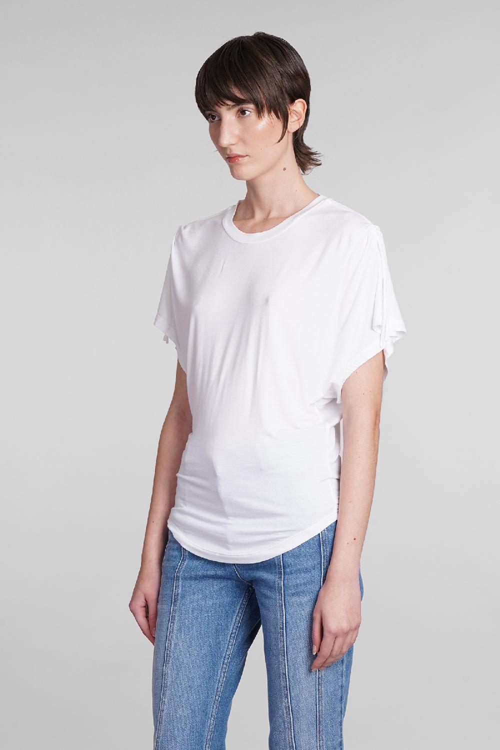 Deliberti Isabel Marant T-shirt zola in modal bianco cod. 400028 - Deliberti The Luxury Shopping Promozione