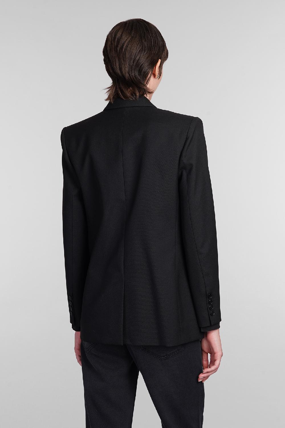 Deliberti Isabel Marant Blazer madina in lana nera cod. 405192 - Deliberti The Luxury Shopping Spedizione Gratuita