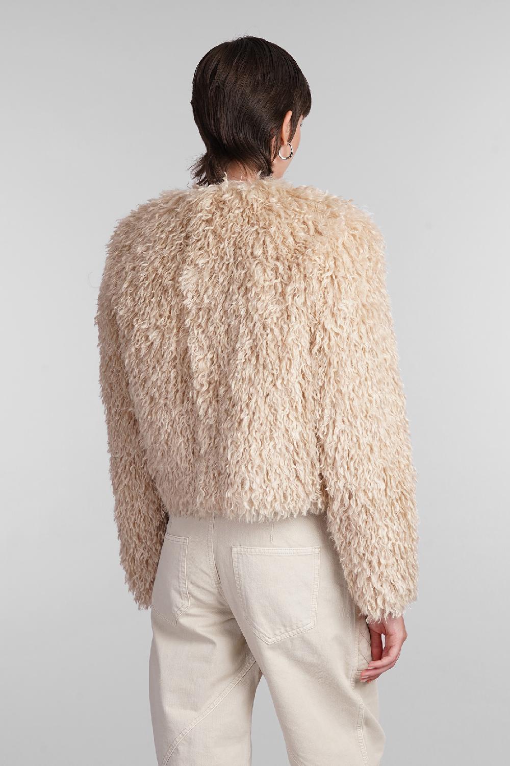 Deliberti Isabel Marant Pelliccia faustine in poliestere beige cod. 405195 - Deliberti The Luxury Shopping Qualità Garantita