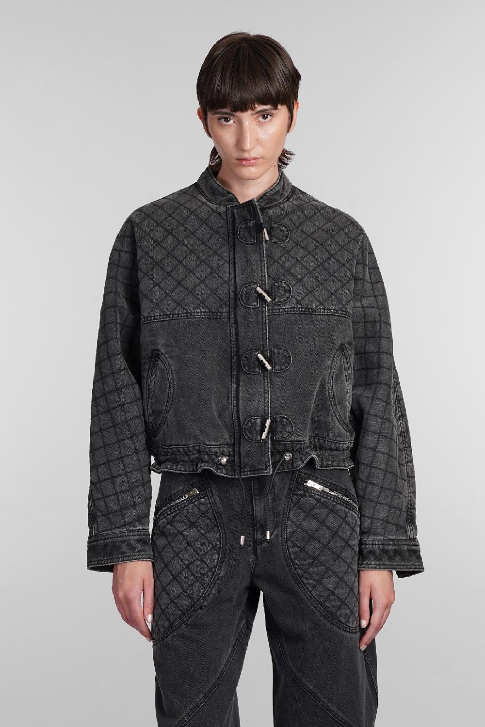 Deliberti Isabel Marant Giacche denim celiany in cotone grigio cod. 405196 - Deliberti The Luxury Shopping Negozi Online