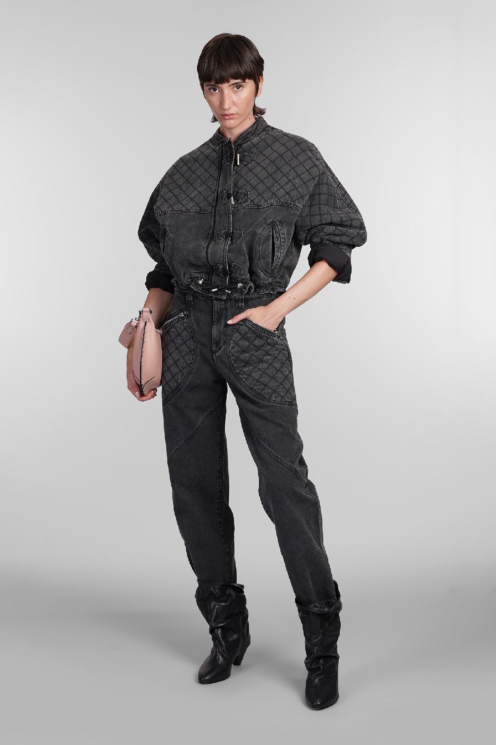Deliberti Isabel Marant Giacche denim celiany in cotone grigio cod. 405196 - Deliberti The Luxury Shopping Negozi Online