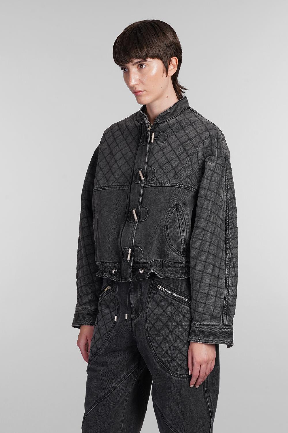 Deliberti Isabel Marant Giacche denim celiany in cotone grigio cod. 405196 - Deliberti The Luxury Shopping Negozi Online