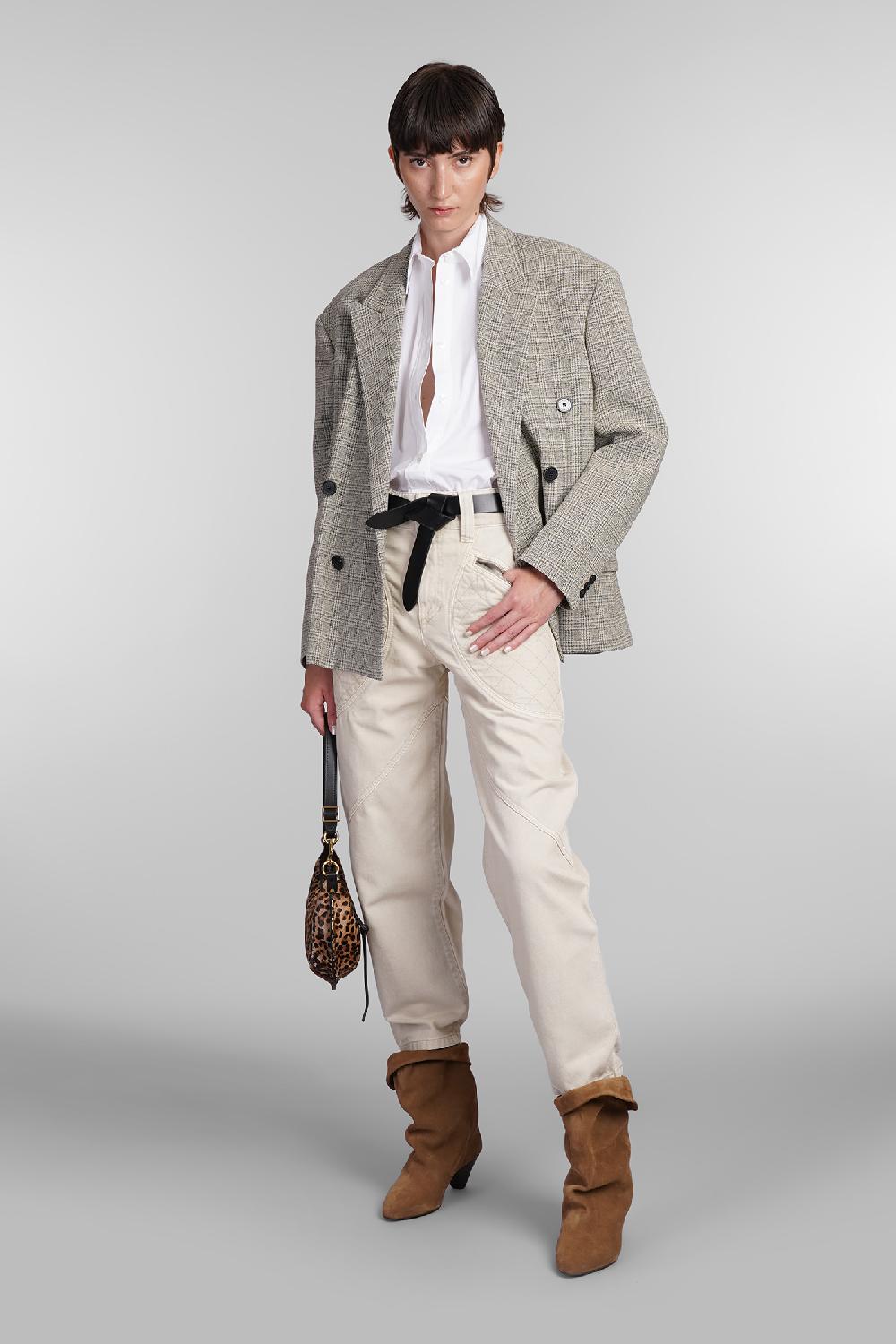 Deliberti Isabel Marant Camicia fabrizia in cotone bianco cod. 402733 - Deliberti The Luxury Shopping Promozione Limitata
