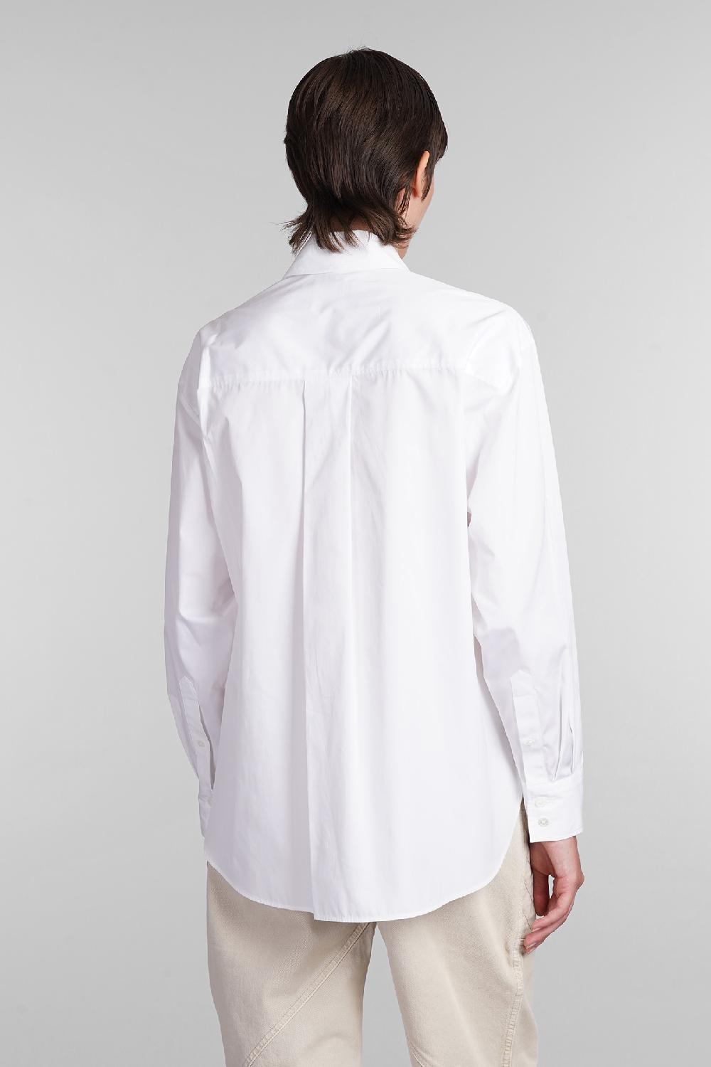 Deliberti Isabel Marant Camicia fabrizia in cotone bianco cod. 402733 - Deliberti The Luxury Shopping Promozione Limitata