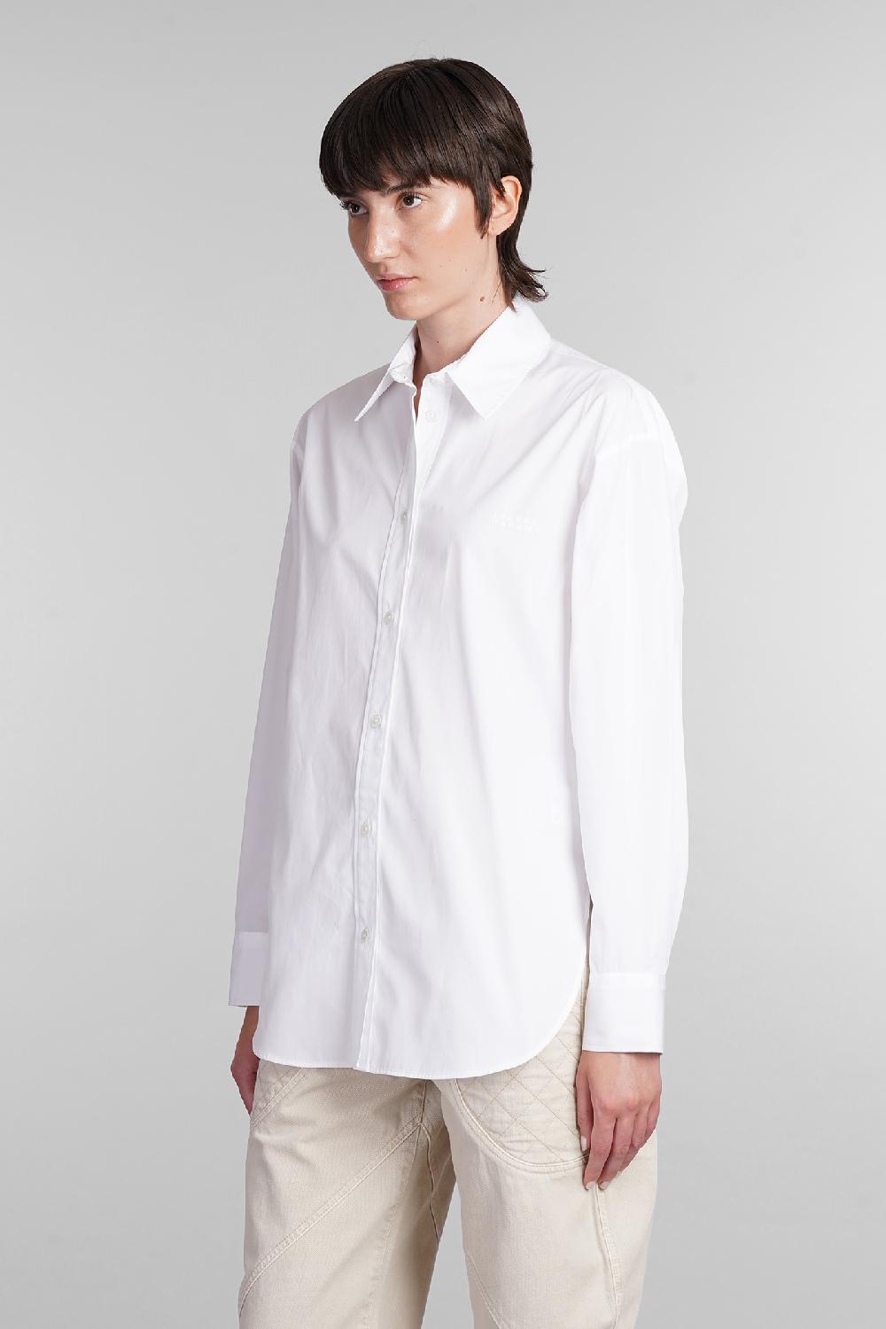 Deliberti Isabel Marant Camicia fabrizia in cotone bianco cod. 402733 - Deliberti The Luxury Shopping Promozione Limitata