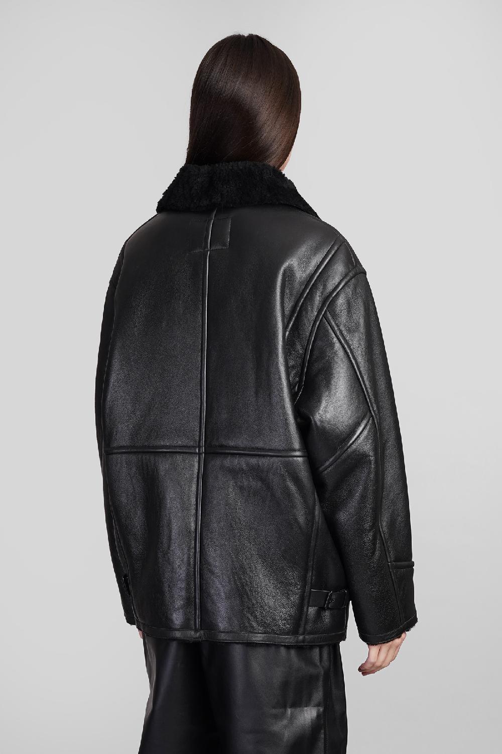 Deliberti Isabel Marant Giacca in pelle adelina in pelle nera cod. 410002 - Deliberti The Luxury Shopping Fino Al -60%