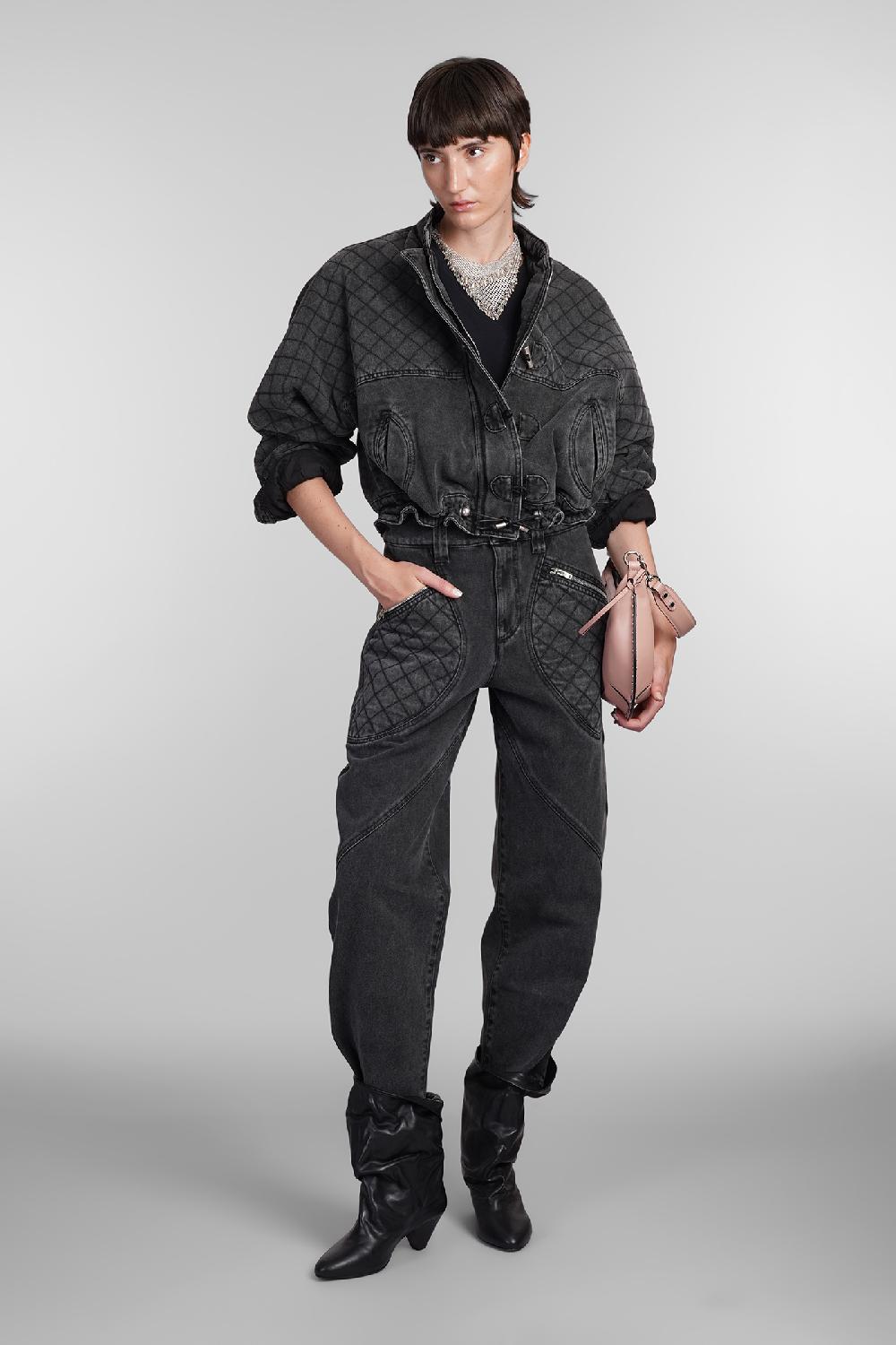 Deliberti Isabel Marant Jeans catarina in cotone grigio cod. 405216 - Deliberti The Luxury Shopping Prezzo Ridotto