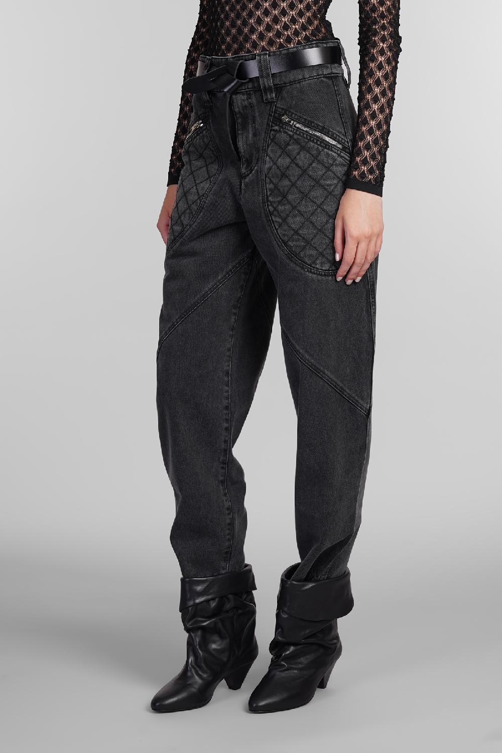 Deliberti Isabel Marant Jeans catarina in cotone grigio cod. 405216 - Deliberti The Luxury Shopping Prezzo Ridotto