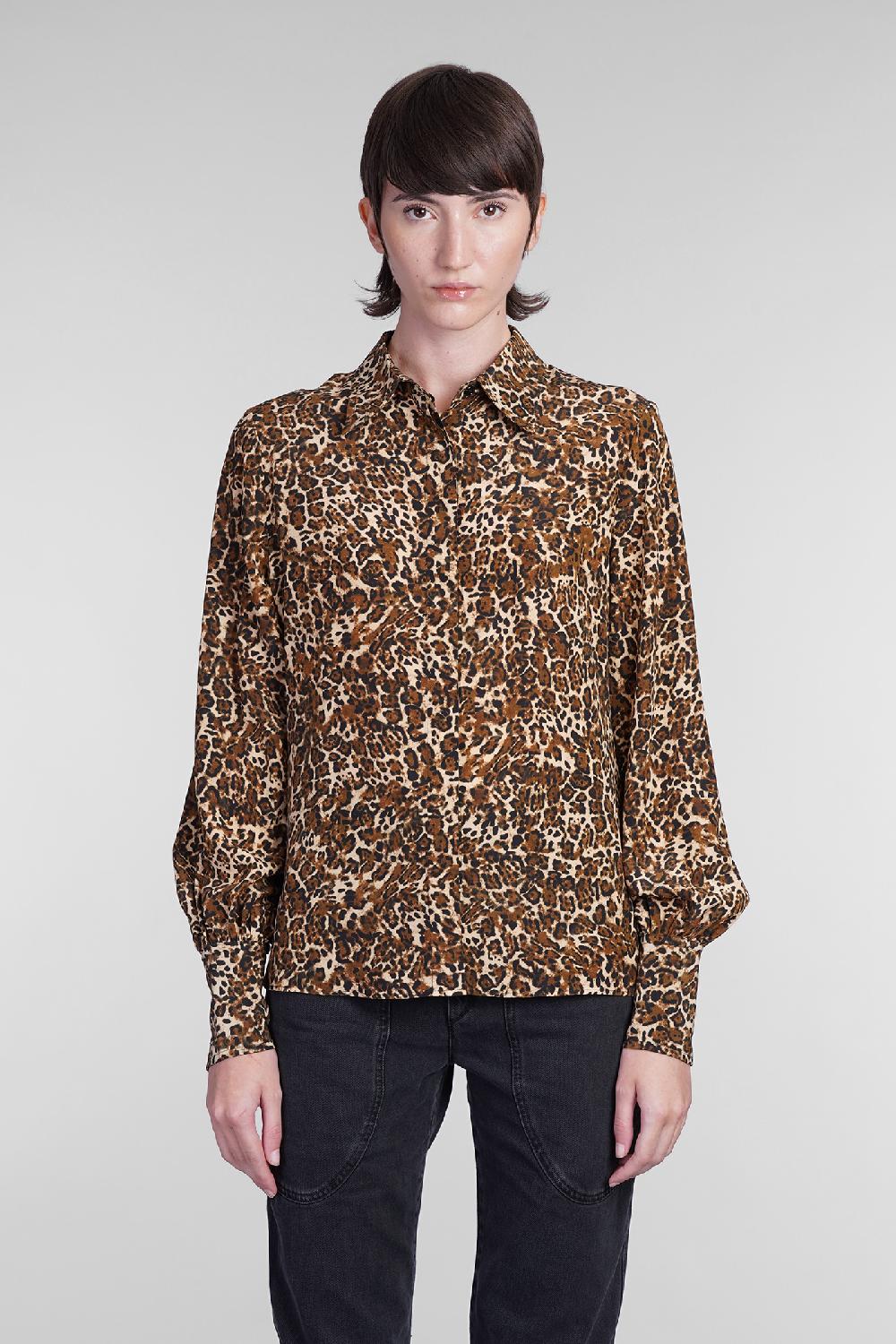 Deliberti Isabel Marant Camicia teysa in seta animalier cod. 405932 - Deliberti The Luxury Shopping Presa