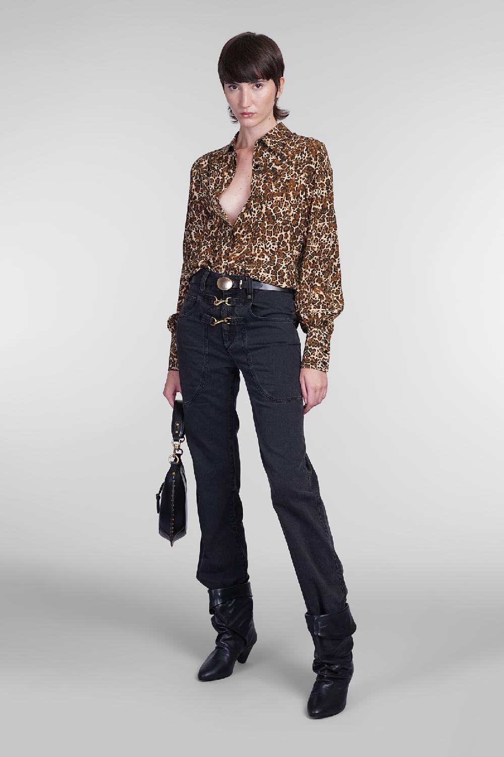 Deliberti Isabel Marant Camicia teysa in seta animalier cod. 405932 - Deliberti The Luxury Shopping Presa