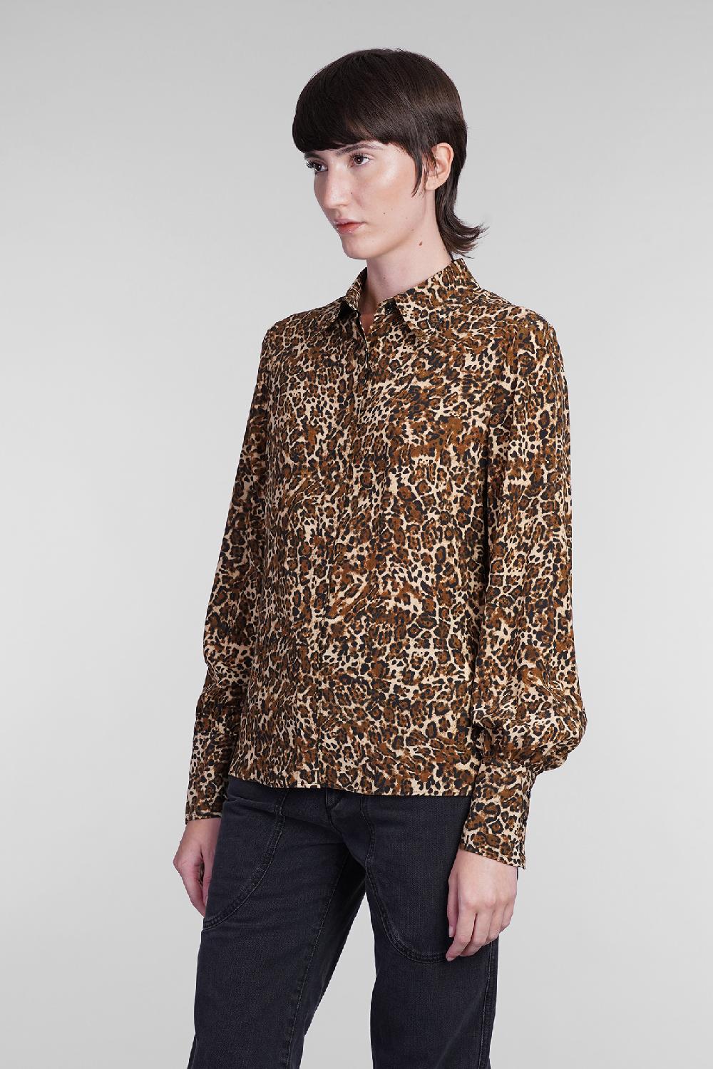 Deliberti Isabel Marant Camicia teysa in seta animalier cod. 405932 - Deliberti The Luxury Shopping Presa