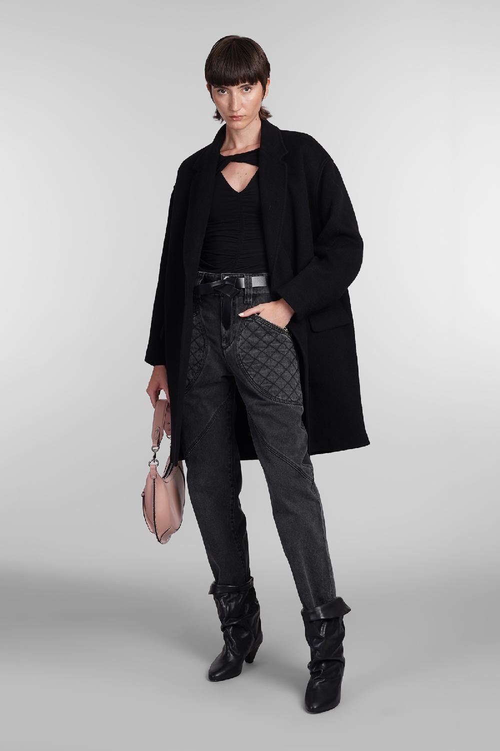 Deliberti Isabel Marant Topwear vandalia in viscosa nera cod. 402768 - Deliberti The Luxury Shopping Saldi