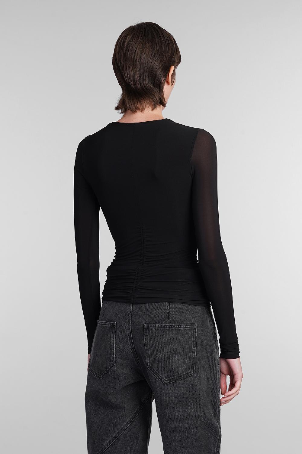 Deliberti Isabel Marant Topwear vandalia in viscosa nera cod. 402768 - Deliberti The Luxury Shopping Saldi