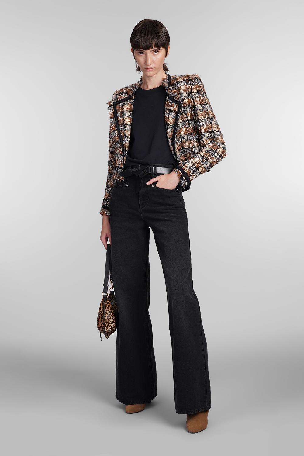 Deliberti Isabel Marant T-shirt ben in cotone nero cod. 402769 - Deliberti The Luxury Shopping Offerte