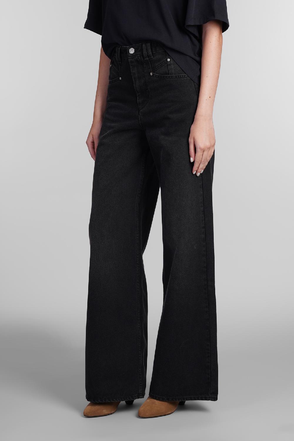 Deliberti Isabel Marant Jeans lemony in cotone nero cod. 402770 - Deliberti The Luxury Shopping Hotsell
