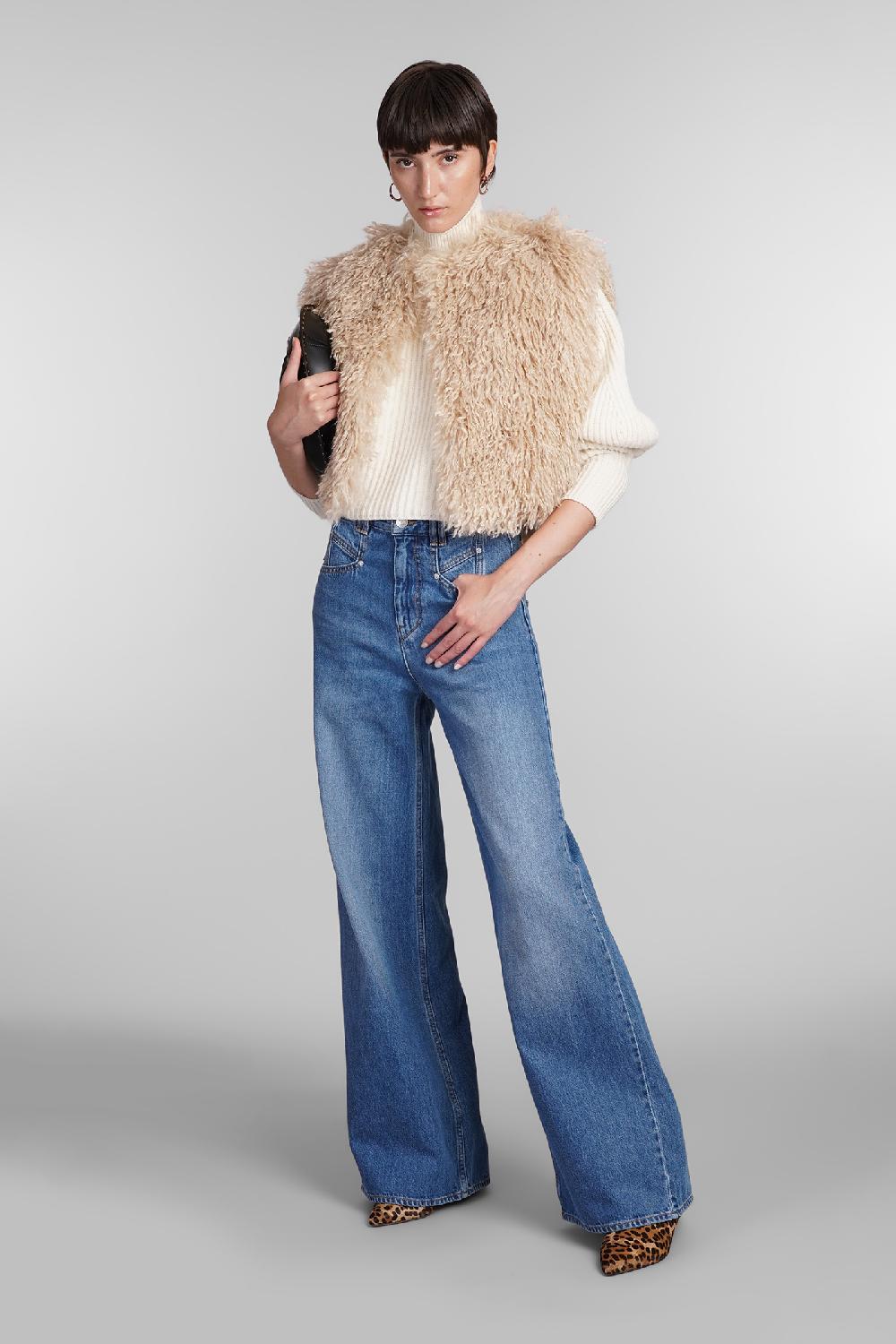 Deliberti Isabel Marant Jeans lemony in cotone blu cod. 402771 - Deliberti The Luxury Shopping Vendita Calda