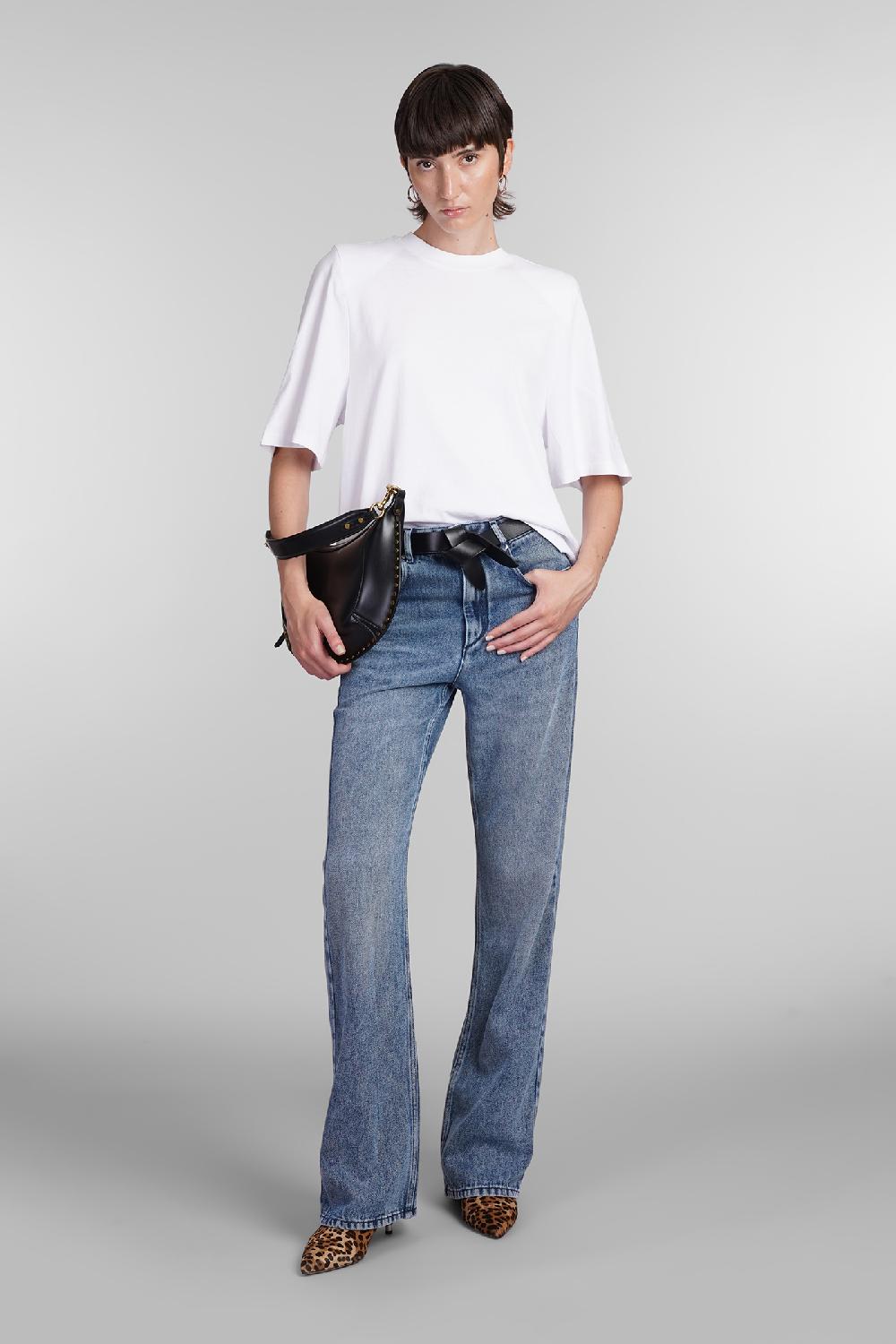 Deliberti Isabel Marant T-shirt ben in cotone bianco cod. 402774 - Deliberti The Luxury Shopping I Più Venduti