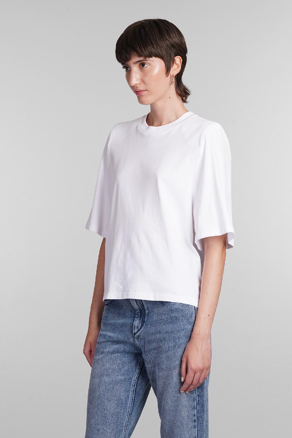Deliberti Isabel Marant T-shirt ben in cotone bianco cod. 402774 - Deliberti The Luxury Shopping I Più Venduti