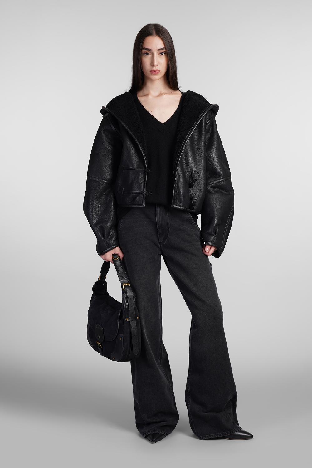 Deliberti Isabel Marant Montone amiel in pelle nera cod. 407736 - Deliberti The Luxury Shopping Vendite Flash