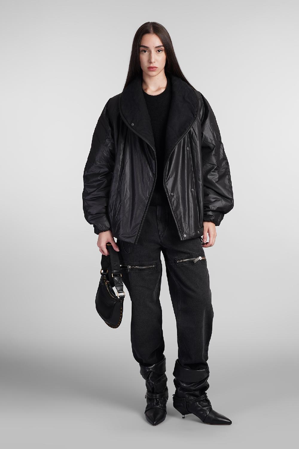Deliberti Isabel Marant Piumino kimberly in poliestere nero cod. 407738 - Deliberti The Luxury Shopping In Saldo
