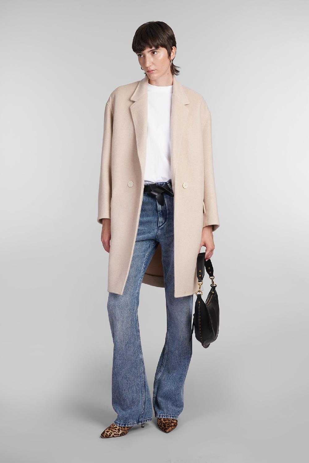 Deliberti Isabel Marant Cappotto efegozi in lana beige cod. 405188 - Deliberti The Luxury Shopping Sconto di tempo limitato